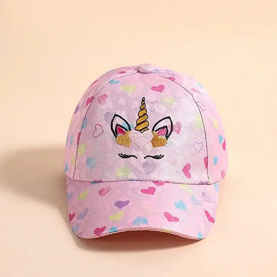 Gorra Sombrero De Sol Para Niñas Unicornio Brillante Sol