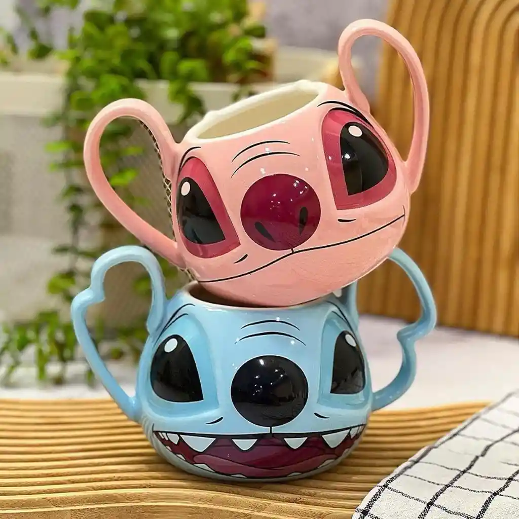 Mug Pocillo 3d Stitch Orejas