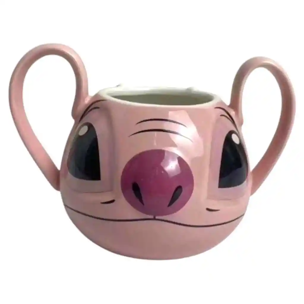 Mug Pocillo 3d Novia De Stitch Ángel