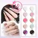 Polygel En Tono Blanco.