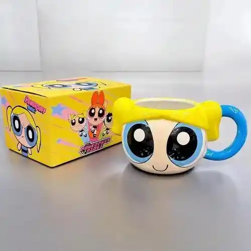 Mug Pocillo 3d Chicas Superpoderosas Burbuja