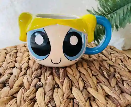 Mug Pocillo 3d Chicas Superpoderosas Burbuja