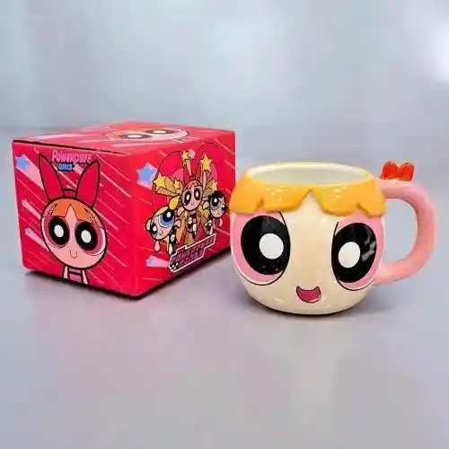 Mug Pocillo 3d Chicas Superpoderosas Bombón