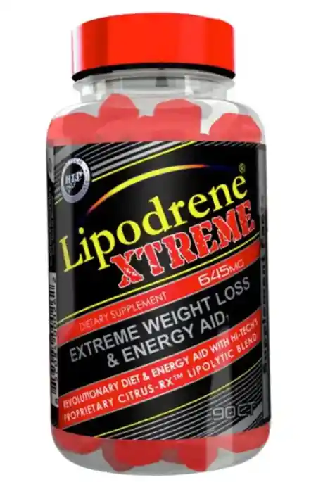 Quemador De Grasa Lipodrene Extreme Rojo