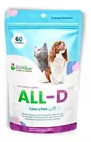 Suplemento All-d Para Perros Y Gatos X 60 Nuggets