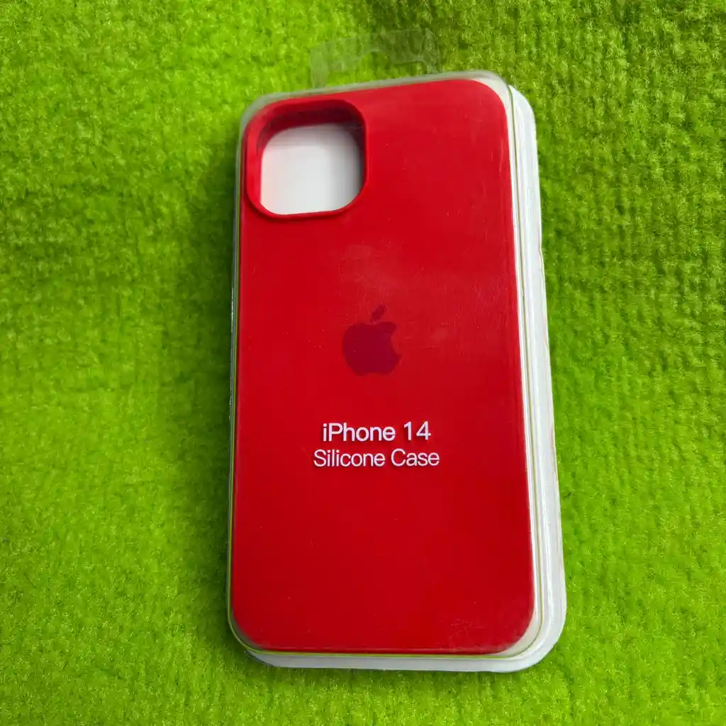 Forro Iphone 13 / 14 Silicona Rojo