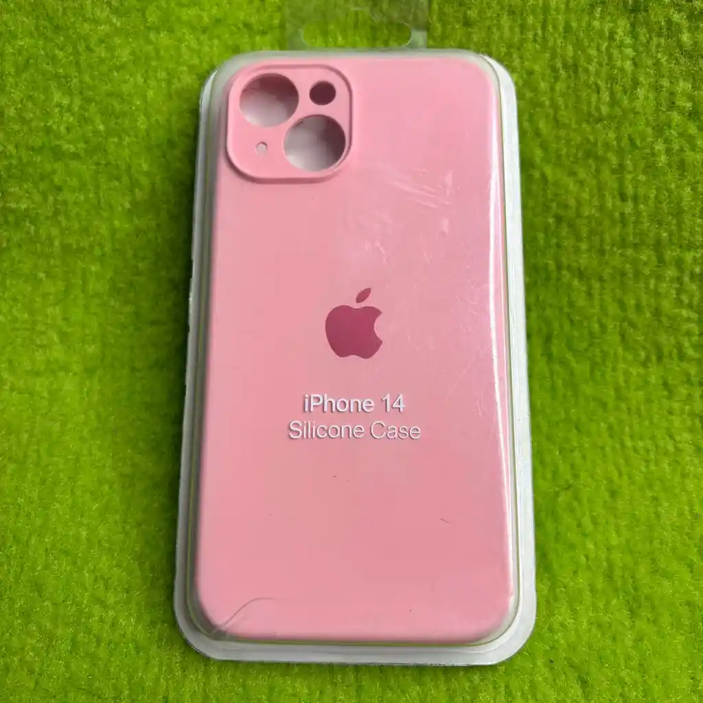 Forro Iphone 13 / 14 Silicona Palo De Rosa