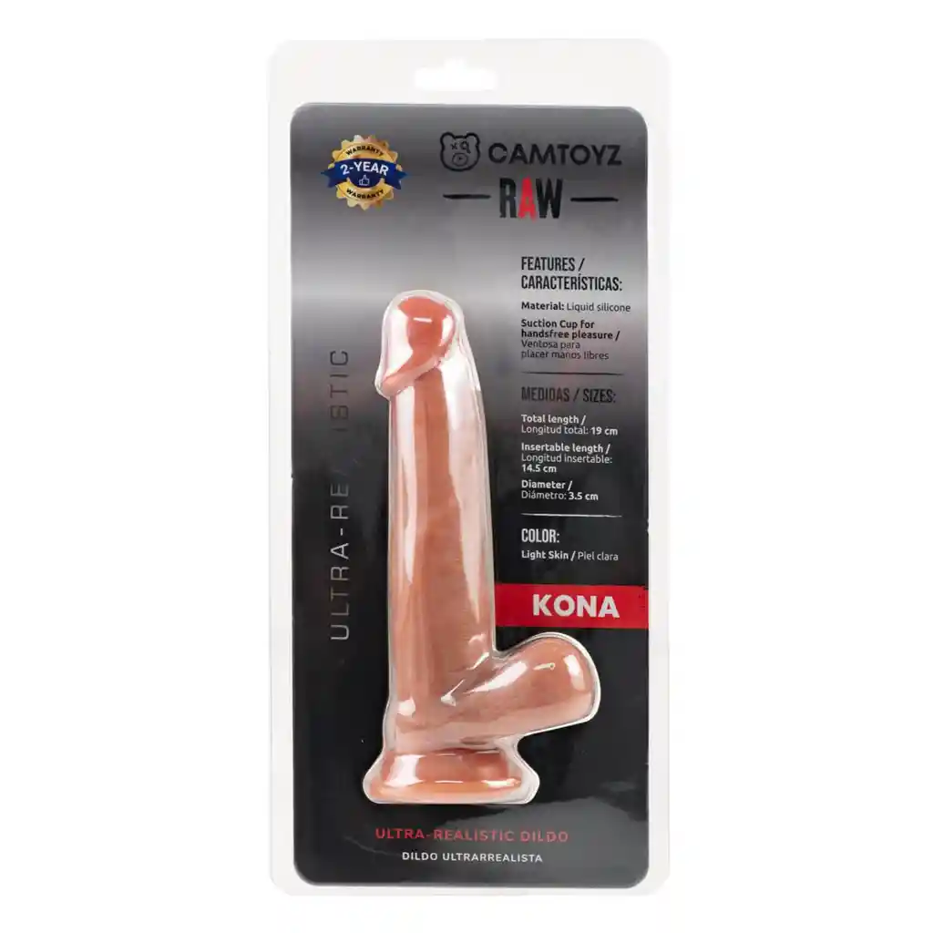 Dildo Ultra Realista Kona Camtoyz