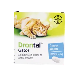 Drontal Gatos Caja X 2 Tabletas