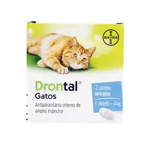 Drontal Gatos Caja X 2 Tabletas