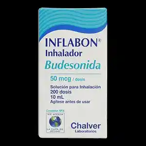 Inflabon Inhalador Budesonina 50 Mcg, 200 Dosis 10 Ml