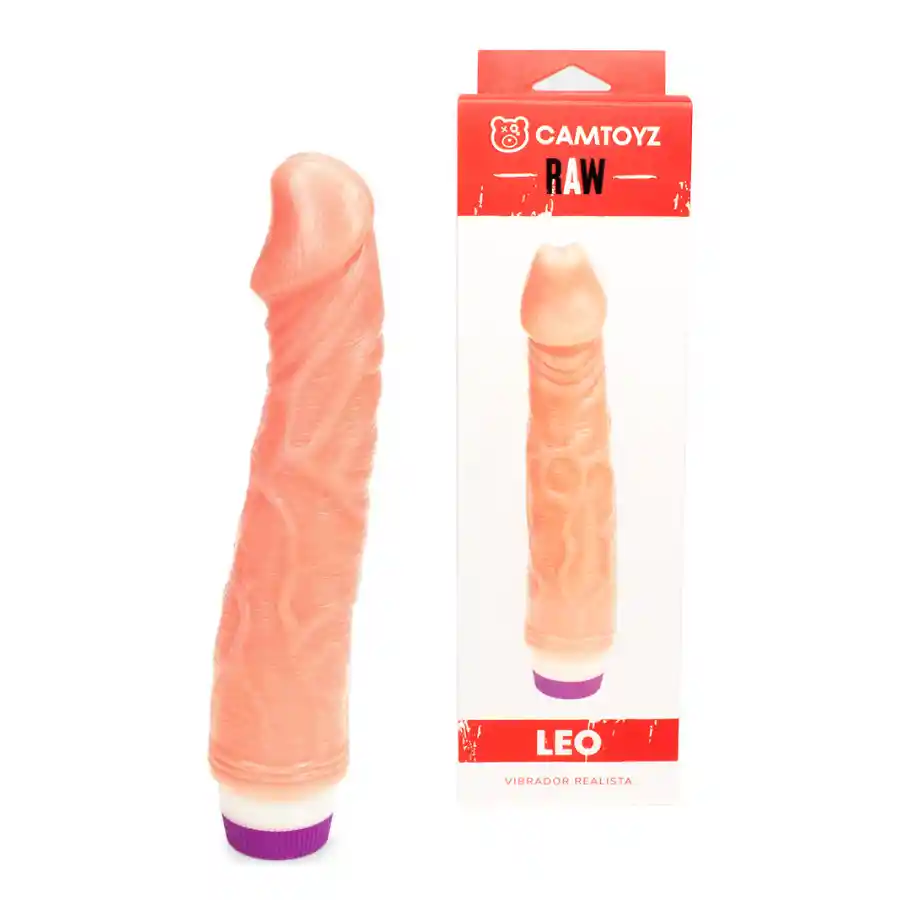 Vibrador Realista Leo Piel Camtoyz