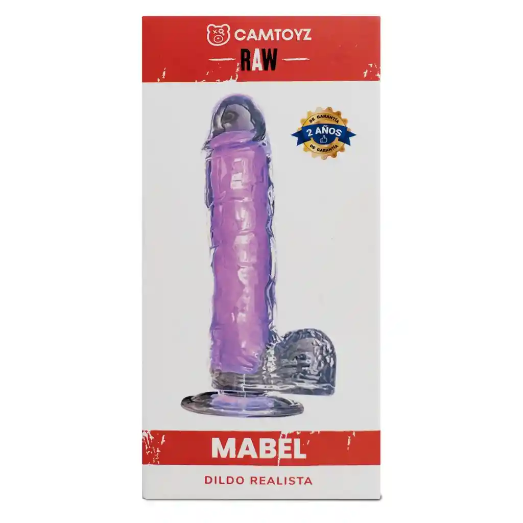 Dildo Realista Mabel Transparente Camtoyz