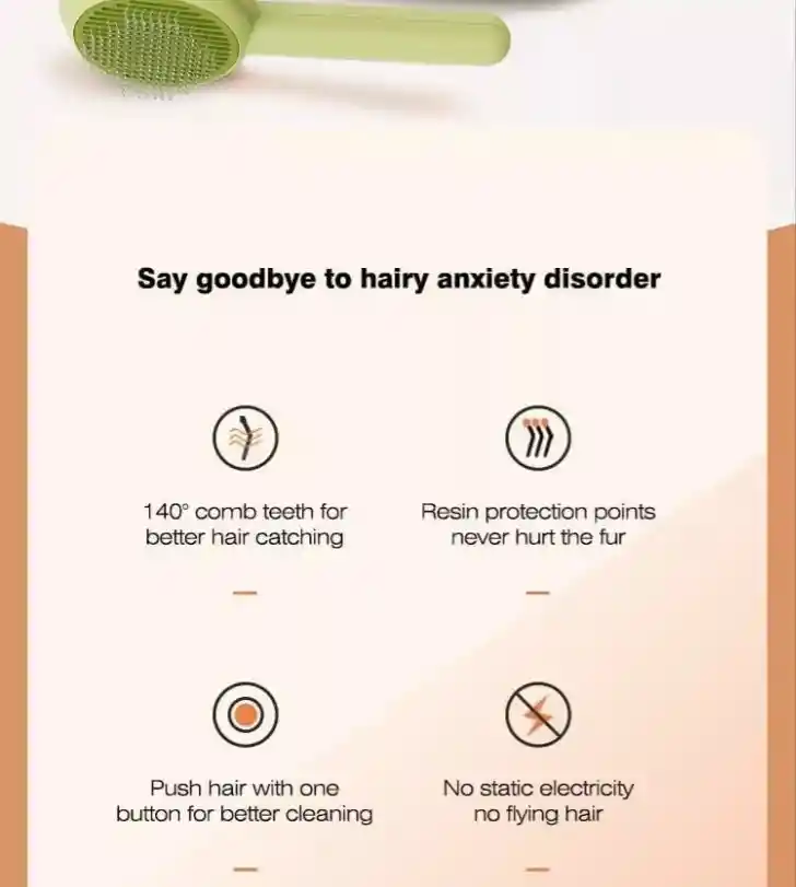 Cepillo Para Perros Y Gatos Aseo Auto Limpiantes Mascotas