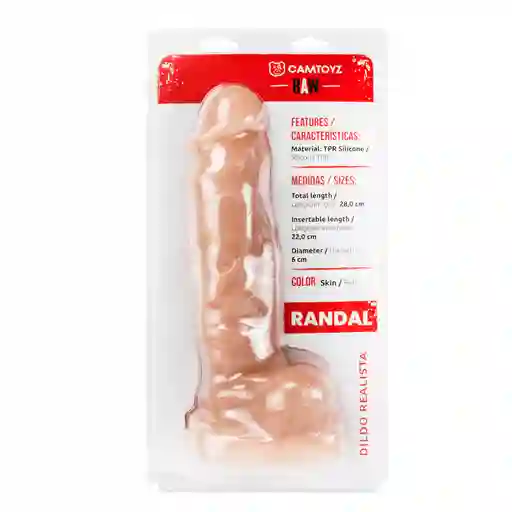 Dildo Realista Big Randal 28 Cm Camtoyz