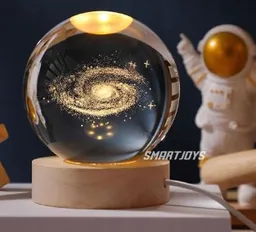 Lámpara Esfera De Cristal