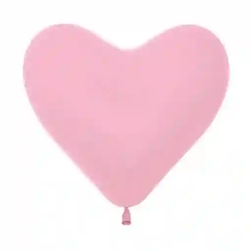 Bombas Globo Corazon Color Rosado X 10 Und Sempertex, Amor Amistad