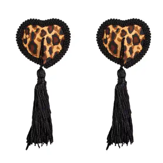 Cubrepezones Burlesque Leopardo..