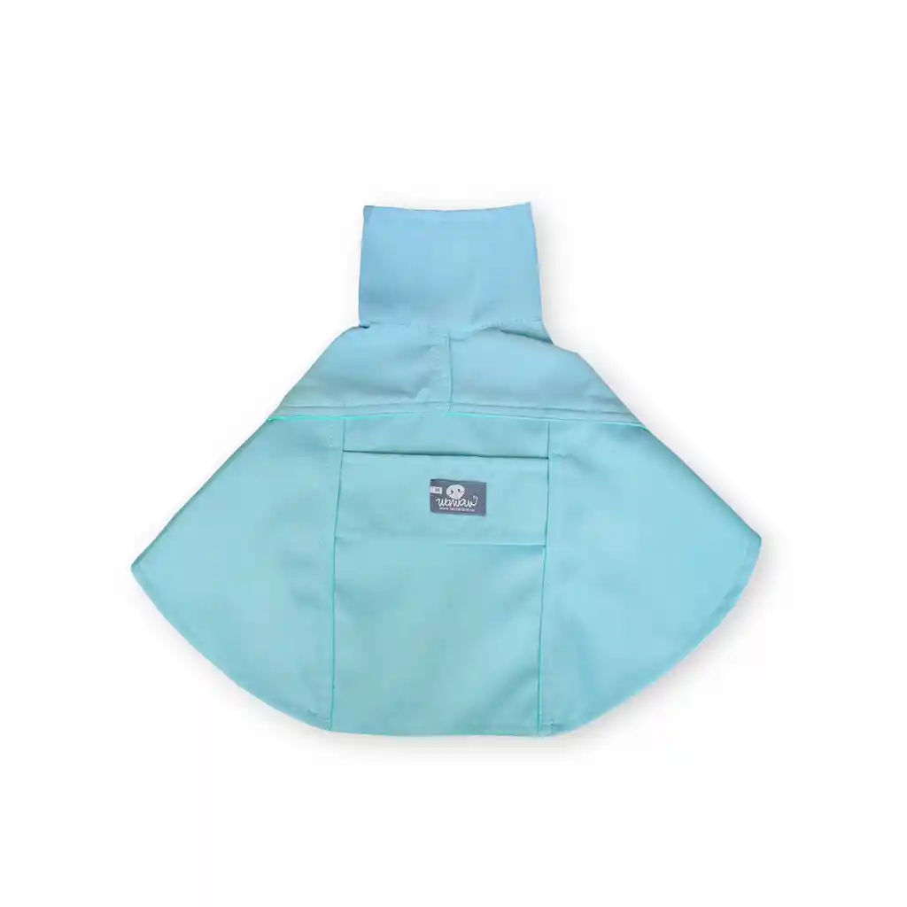 Capa Imp L Azul Menta Cuello Alto