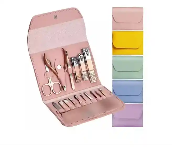 Kit Manicure Pedicure Cuidado Facial Cortauñas X16 Piezas