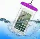 Estuche Funda Celular Impermeable Contra Agua Sencilla Forro