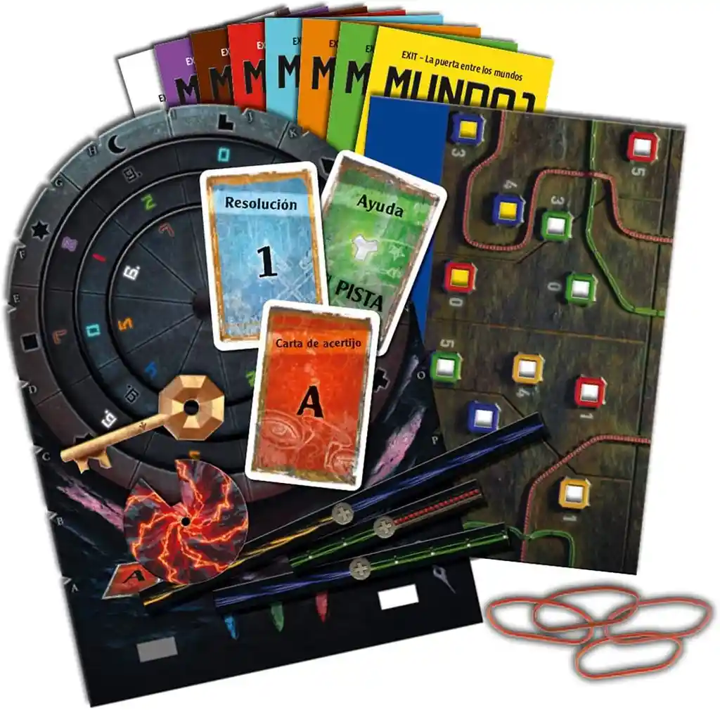 Juego De Mesa Exit La Puerta Entre Los Mundos Para Adultos