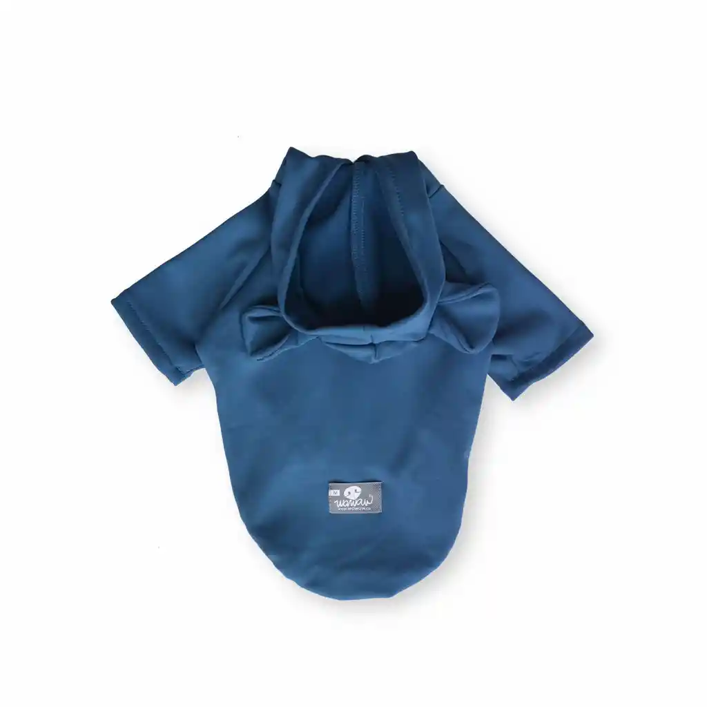 Hoodie Xs Orejas Gimnastic Perchado Azul Oscuro