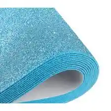 Medio Pliego Fomay Escarchado Azul Claro 1/2