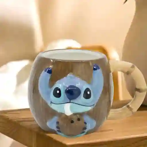 Mug Pocillo 3d Stitch Coco