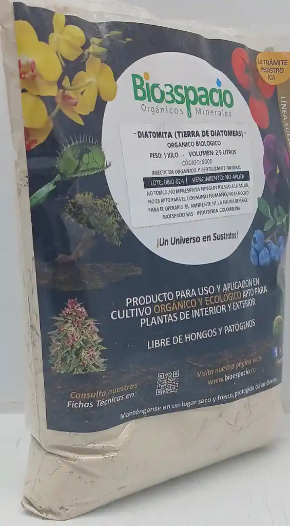 Diatomita/tierra De Diatomeas Bulto 25 K / 60l Aprox