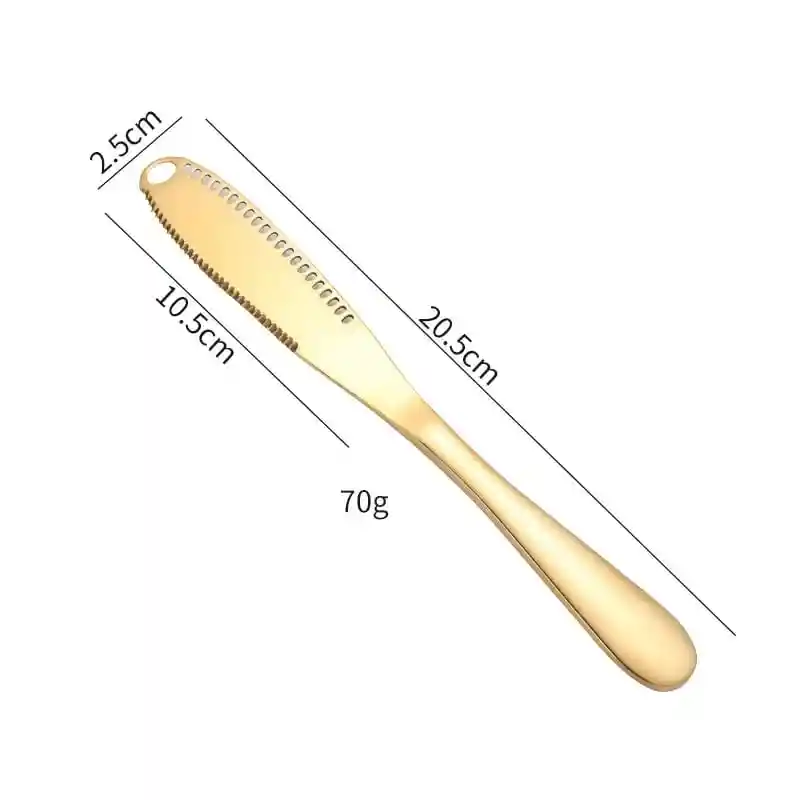 Cuchillo Mantequilla Esparcible Plateados Acero Inoxidable