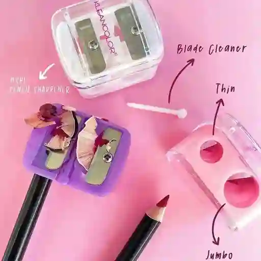 Tajalapiz Sacapuntas Duo Para Maquillaje Con Tapa