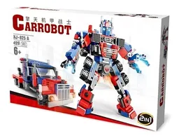 Set De Bloques De Construcción Carrobot 2 En 1 Para Niños