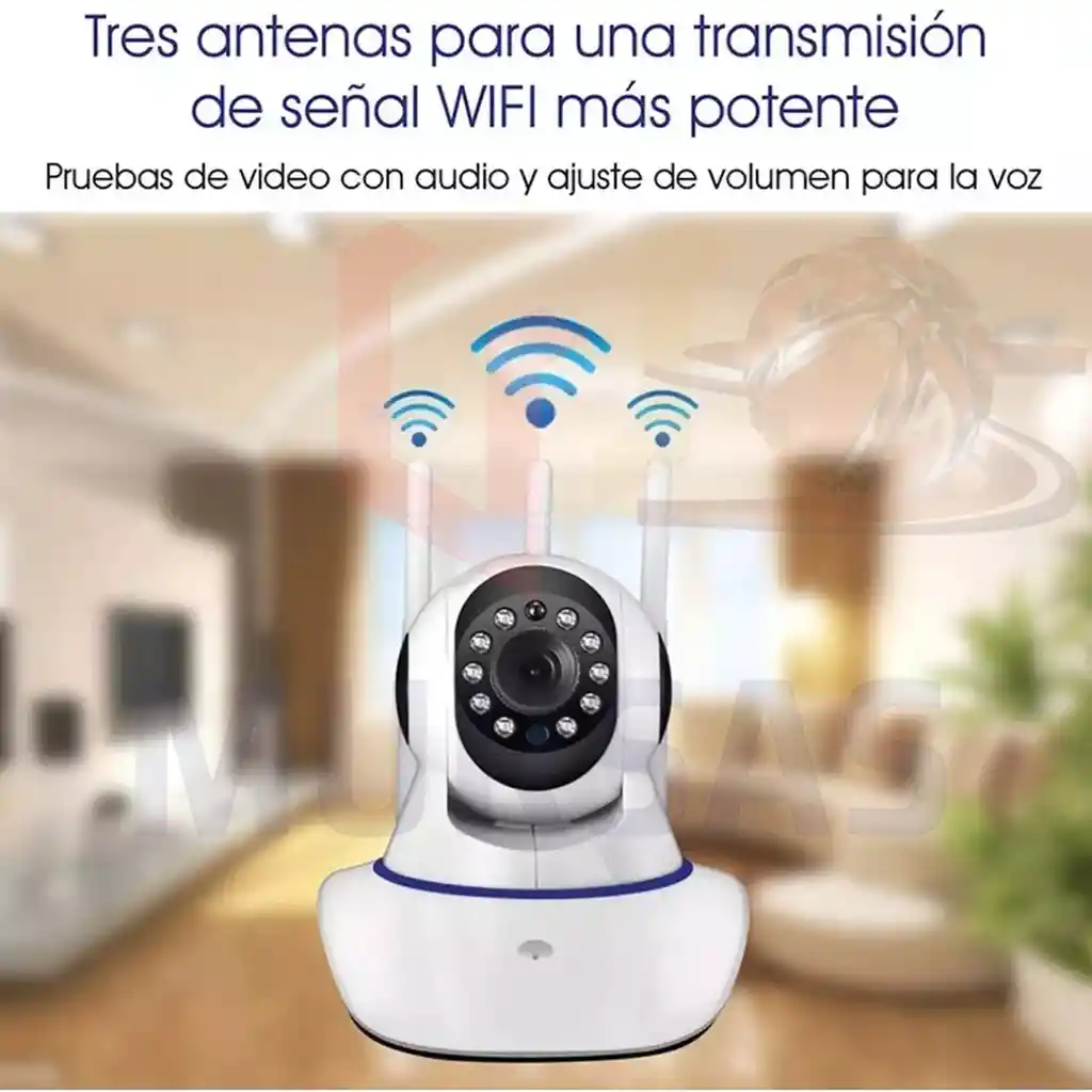 Cámara Inteligente Control Desde Celular 360° Wifi Robótica