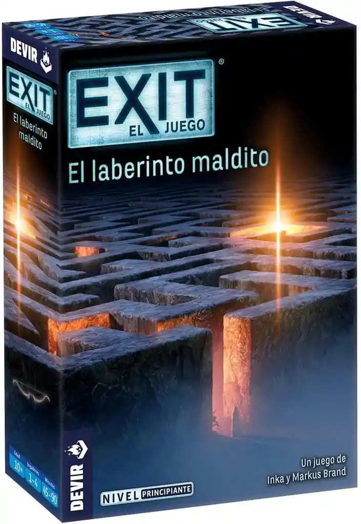 Juego De Mesa Exit El Laberinto Maldito Para Niños Adultos