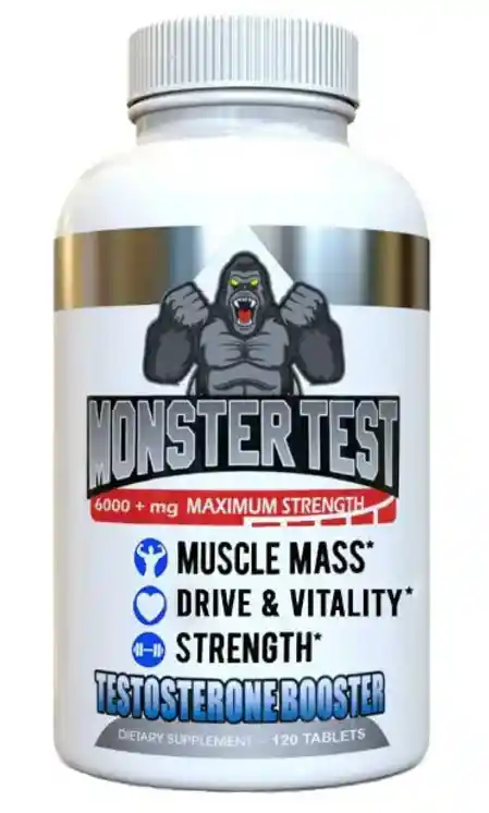 Potenciador De Testosterona Monster Test 120 Capsulas