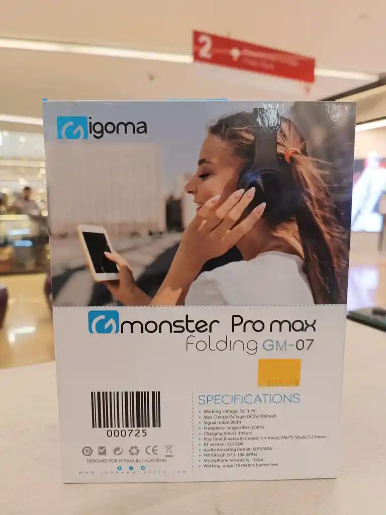 Diadema Igoma Monster Promax Gm-07