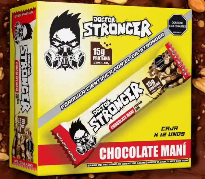 Barras De Proteina Doctor Stronger Caja X12 Unidades