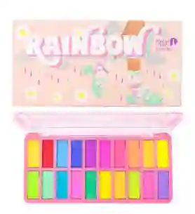 Paleta De Sombras Rainbow Trendy X20 Tonosref Es0494