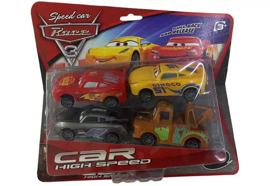 Set De Carros De Cars