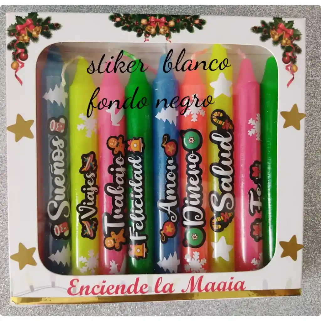 Velas Navideñas Con Deseos