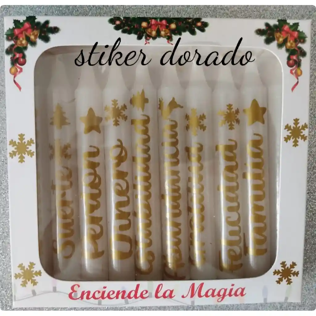 Velas Navideñas Con Deseos