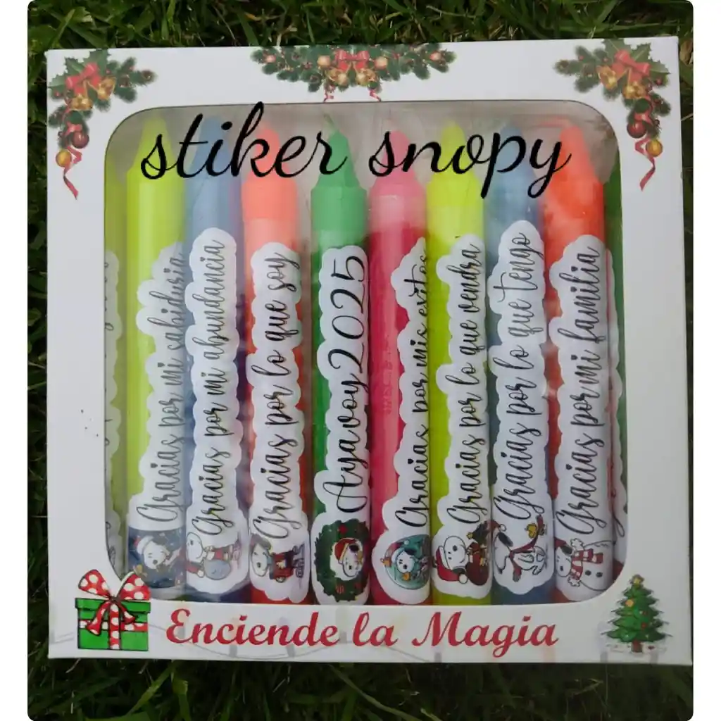 Velas Navideñas Con Deseos