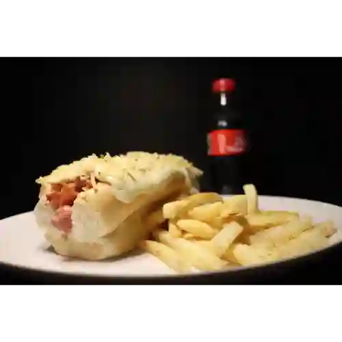 Combo Perro Sencillo +Papas + Gaseosa