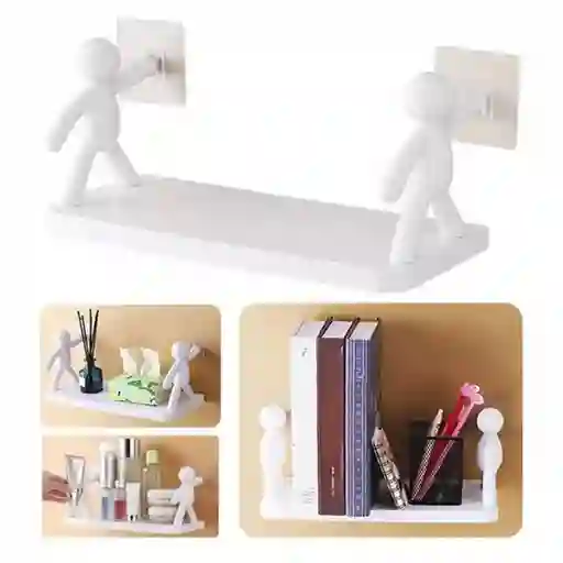 Repisa Organizadora Con Muñecos Multiusos