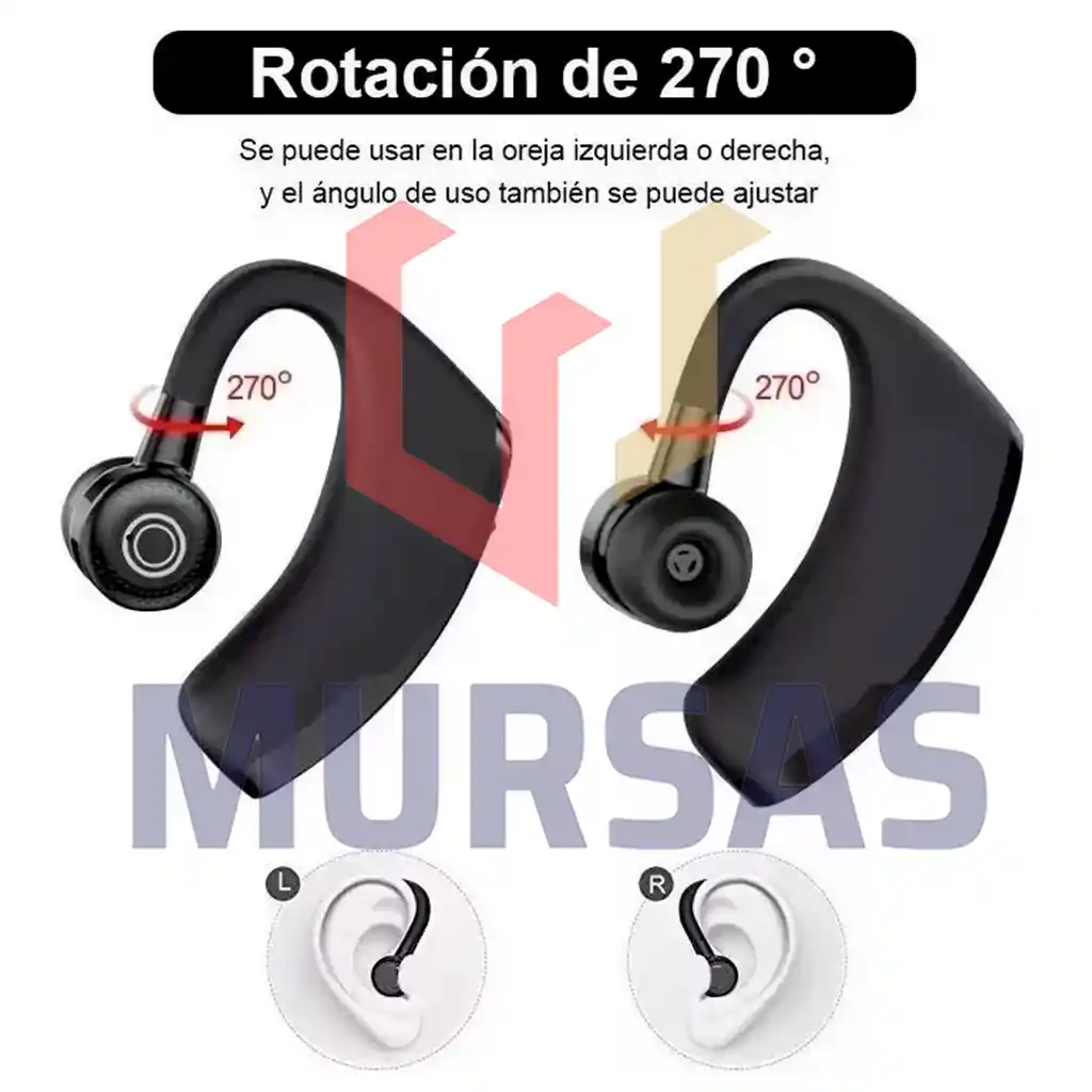 Manos Libres Bluetooth V9 Audífono Para Iphone Y Android