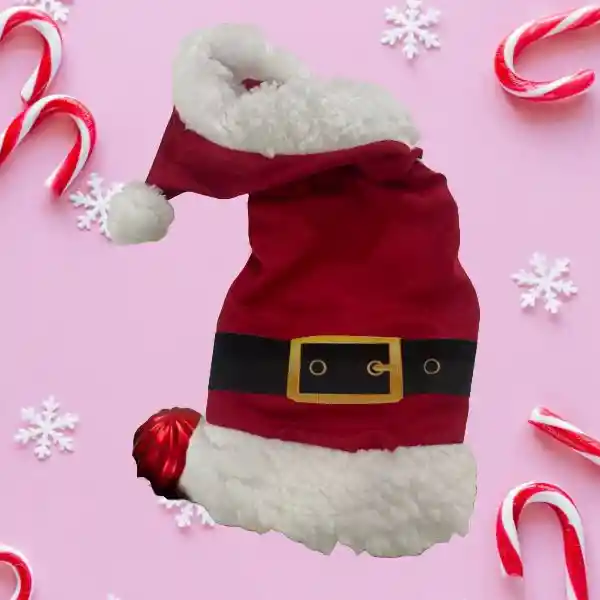 Ropa Mascotas Traje Papa Noel Talla M