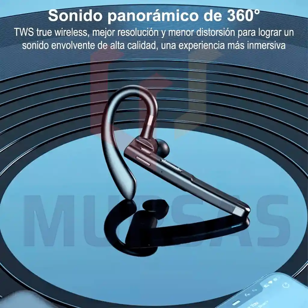 Audífono Auricular Inalámbrico Empresarial Bluetooth 5.0