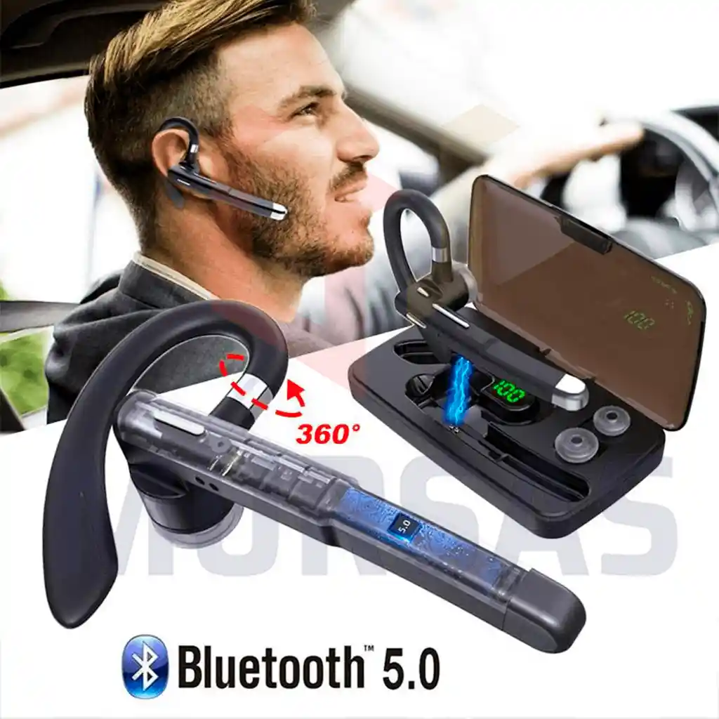 Audífono Auricular Inalámbrico Empresarial Bluetooth 5.0