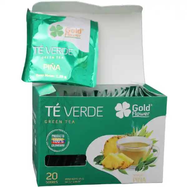 Te Verde Piña Gold Flower 20 Sobres